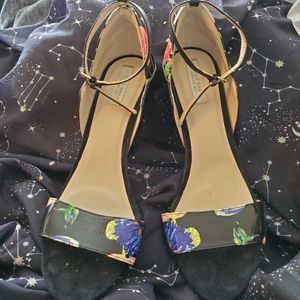 Cole Haan Fearless Floral Grand Grace Ankle Strap Heels